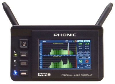 Mobiele oplaadbare 2-Channel Audio Analyzer met Color Touch LCD