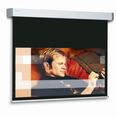 Compact Electrol with extended blackdrop Matte White HDTV(16:9) 82x146