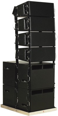 Large array frame for use with up to 12 WL3082 modules - Black