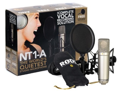 Rode NT1A - Complete Vocal Solution, Studio Condenser cardiod