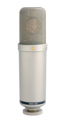 Rode NTK - 1'' Large Tube Condenser Microphone, external supply, incl RM2 Clip in case