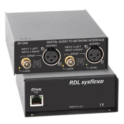 RDL - SF-DN4 - Digital Audio to Network Interface