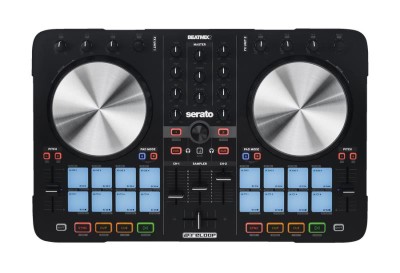 Reloop BEATMIX 2 MK2 - erformance-oriented 2-channel pad controller for Serato, includes DJ Intro, BK