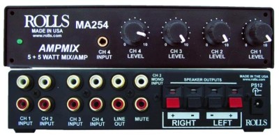 Rolls MA254 5W/Ch Class D Stereo Amplifier