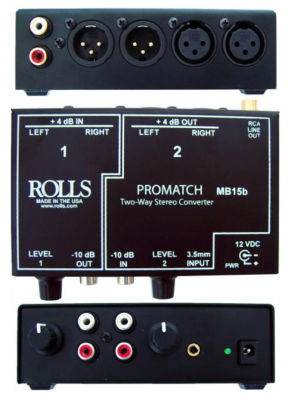 Rolls MB-15b Promatch and More Stereo Converter