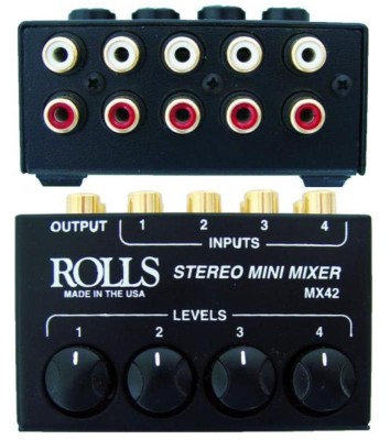 Rolls MX42 Stereo 4-channel Mixer