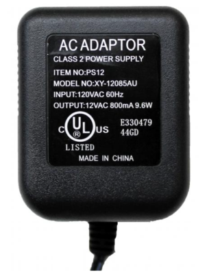 Rolls PS12 230VAC power adapter with 12VAC 830mA