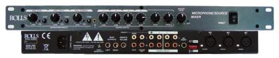 Rolls RM-67 Mic-Aux-Mixer, 3 Mic/Line In, 4 Aux RCA In, Stereo Out
