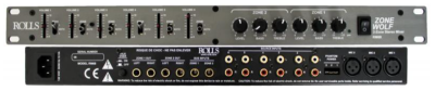 Rolls RM-68 Zone Wolf, 3 Mic-In, 6 Aux RCA In, 2 Stereo Zone Out, Zonen Buss