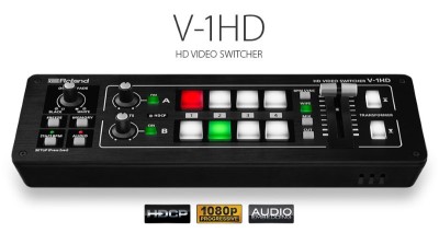 Roland V-1HD - Full HD Video Mixer, 4 HDMI Input, 2 HDMI Outputs