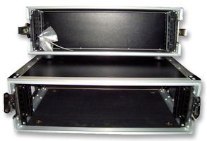 19" dual CD player case with flip feature