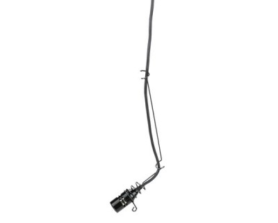 Miniatuur "hanging" koormicrofoon zwart, inclusief accessoires