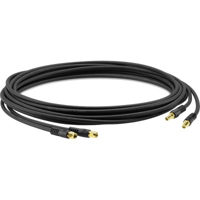 Antenna cable 10 m, RSMAm-RSMAm, 1 ea., black