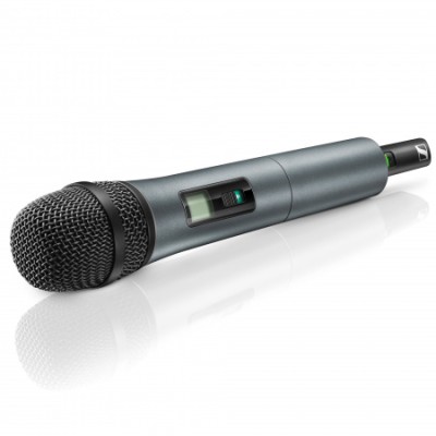 Handheld transmitter equipped with e825 cardioid dynamic capsule & mute switch