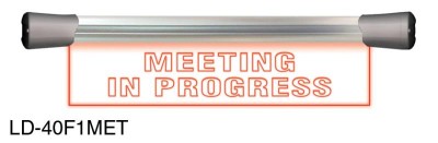 LED Single Flush Mounting 40cm MEETING IN PROGRESS sign