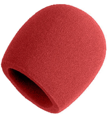Shure A58WS-RED - Windscreen for SM58, Beta58A, SM48 and 565SD, red