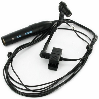 Shure Beta98h/c - Condenser cardioid instrument mic. with flexible gooseneck and clamp (horns)