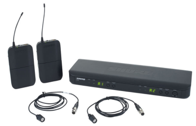 Dual Channel Lavalier Wireless System (Dual Analog System) 518-542 MHz