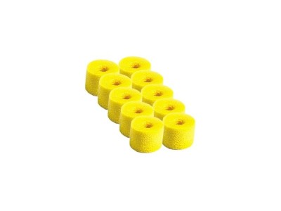(last pieces) Yellow Foam Tips, pack of 10 for SCL series / SE series