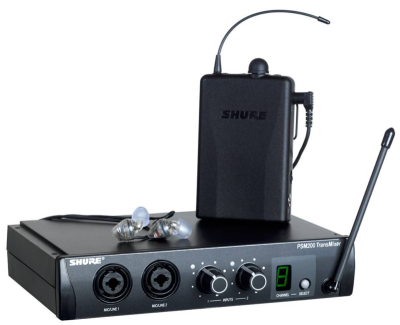 Shure EP2TR112GR-H2 - Complete PSM 200 System, incl. SE112-GR Earphones 518 - 554 MHz (BE)