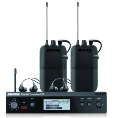 PSM 300 Twin Pack Stereo In-Ear Monitoring System 518-542 MHz (BE)