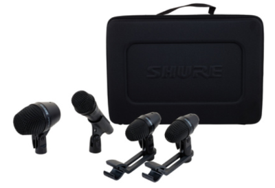 Shure PGA DRUMKIT4 - Drum Kit - 4 microphones for Drums: 2 x PGA56, 1 x PGA57