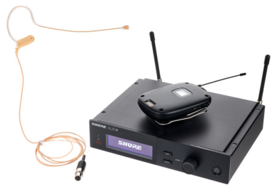 SLX-D wireless digital microphone system consisting a SLXD4 receiver G59