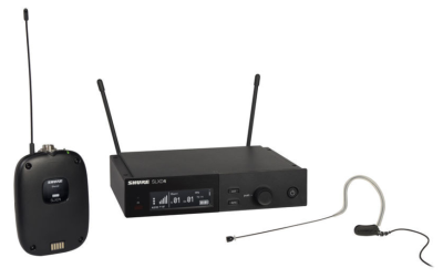 Shure SLXD14E/153B - SLX-D wireless digital microphone system SLXD4 receiver H56 (BE)