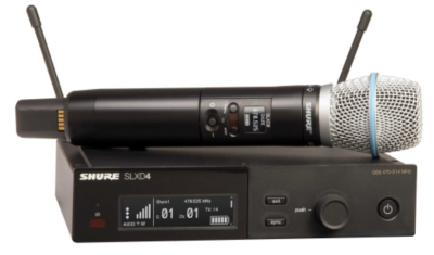 Handheld system consisting a handheld transmitter SLXD2 with Beta 87A H56 (BE)
