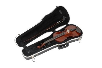 Violin 3/4 / 13 Viola Deluxe - Black - Custom Foam