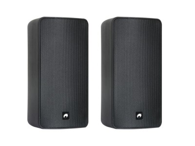 OMNITRONIC ODP-206 2 x 6" Wall Speakers with Mount 80 W RMS Black