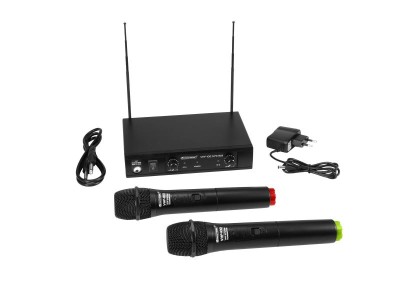 OMNITRONIC VHF-102 Wireless Mic System 214,35/201,60MHz