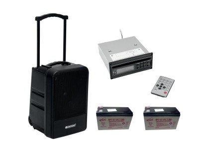 OMNITRONIC Set MOM-10BT4 Modular wireless PA system + CD Player with USB&SD + 2x