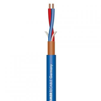 Microphone Cable Stage 22 Highflex; 2 x 0,22 mmì; PVC  6,40 mm; blue