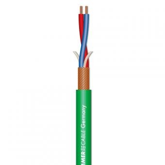 Microphone Cable Stage 22 Highflex; 2 x 0,22 mmì; PVC  6,40 mm; green