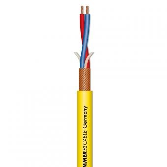 Microphone Cable Stage 22 Highflex; 2 x 0,22 mmì; PVC  6,40 mm; yellow