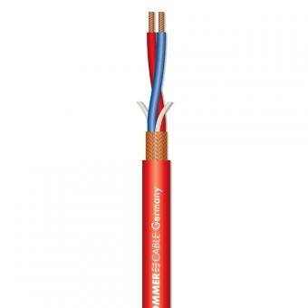 Microphone Cable Club Series MKII; 2 x 0,34 mmì; PVC  6,50 mm; red
