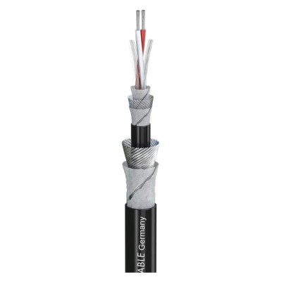 Microphone Cable SC-AQUA MARINEX MIKRO 25; 2 x 0,25 mmì; PUR-SR  7,20 mm; black