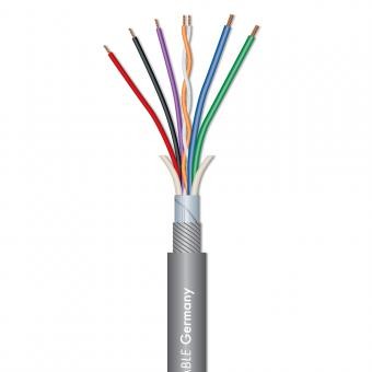Microphone Cable SC-Galileo 238; 2 x 0,38 mmì; PVC  7,00 mm; black