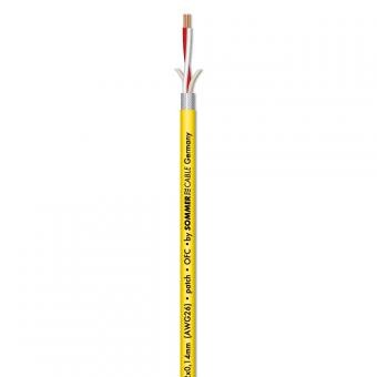 Patch & Microphone Cable SC-Scuba 14; 2 x 0,14 mmì; PVC  3,80 mm; yellow