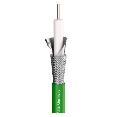 video cable SC-RG Classic Broadcast; 1 x 1,00; PVC  7,10 mm; green