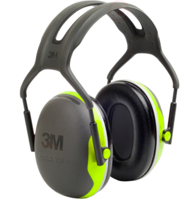 3M Peltor Headphoness X4A LimeGreen 27dB