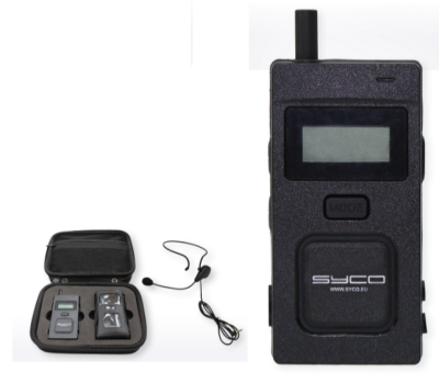 FD-10 - Full duplex communication tool , with headset, case and etui, per piece