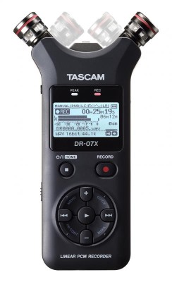 Tascam DR-07X Stereo Handheld Digital Audio Recorder