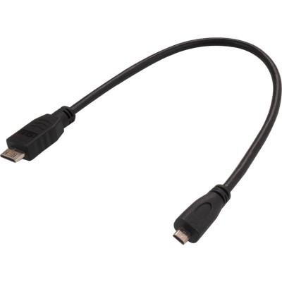 TERADEK BIT-078 Type D Micro HDMI Male to Type C Mini HDMI Male, 30cm Cable