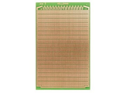 EUROCARD 3-HOLE ISLAND - 100x160mm - FR4 (1pc/bl,)