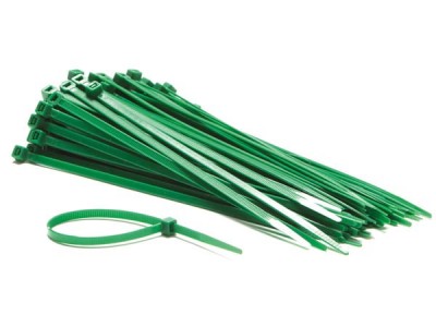 NYLON KABELBINDBANDJES - 4.8 x 200mm - GROEN (100st.)