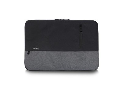 EWENT - URBAN SLEEVE VOOR NOTEBOOK 15.6" ZWART/GRIJS