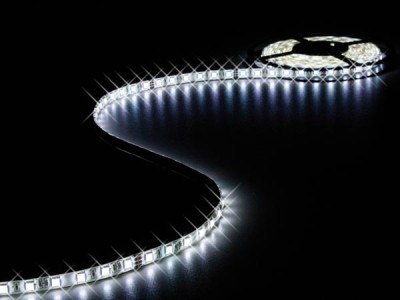 FLEXIBELE LED STRIP - KOUD WIT - 300 LEDS - 5m - 24Vdc - 6500K