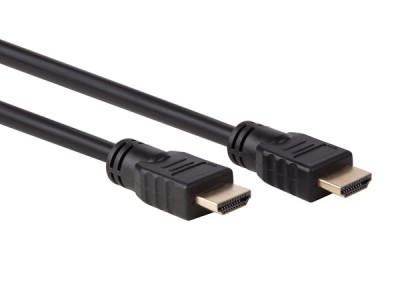 HIGH-SPEED KABEL HDMI© 2,0 MET ETHERNET HDMI PLUG NAAR HDMI PLUG - ZWART / BASIS